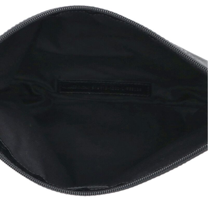 Balenciaga Leather Clutch Black — view 3