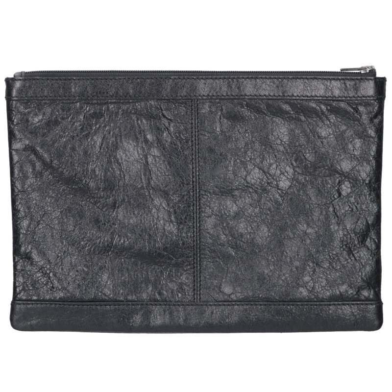 Balenciaga Leather Clutch Black — view 2