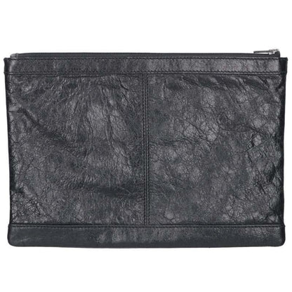Balenciaga Leather Clutch Black — view 2