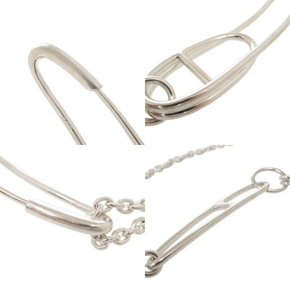 Hermes Chaine D'ancre Punk Long 925 Sterling Silver Necklace — view 9