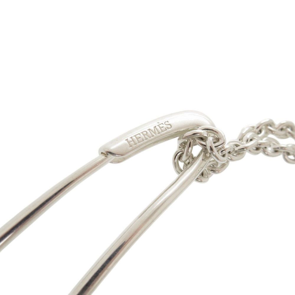 Hermes Chaine D'ancre Punk Long 925 Sterling Silver Necklace — view 7