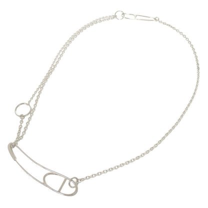 Hermes Chaine D'ancre Punk Long 925 Sterling Silver Necklace