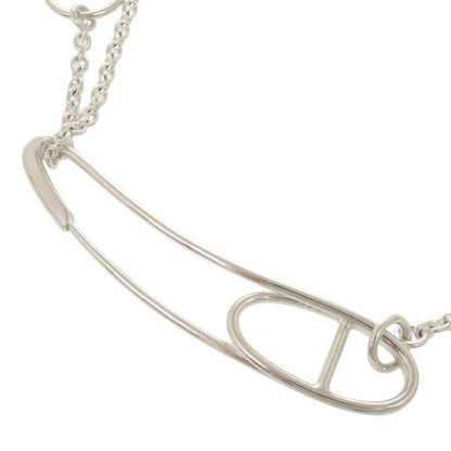 Hermes Chaine D'ancre Punk Long 925 Sterling Silver Necklace — view 4