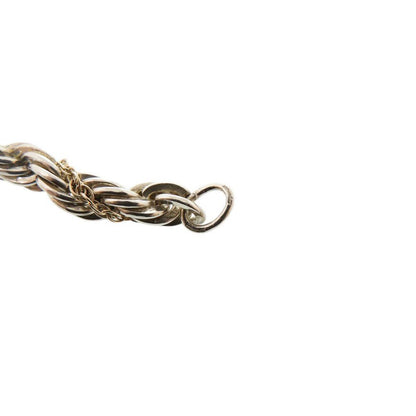 Tiffany & Co Twisted Trope 925 Sterling Silver Gold Bracelet — view 4