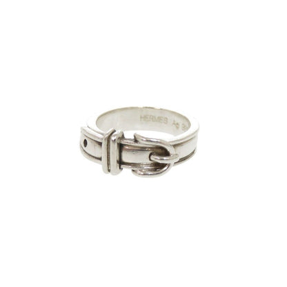 Hermes Ceinture 48 925 Sterling Silver Ring