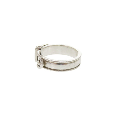 Hermes Ceinture 48 925 Sterling Silver Ring — view 2