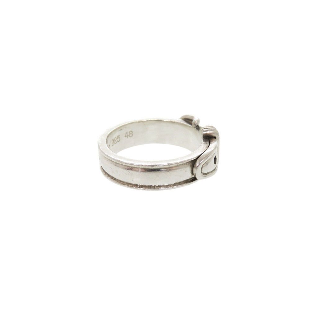 Hermes Ceinture 48 925 Sterling Silver Ring — view 4