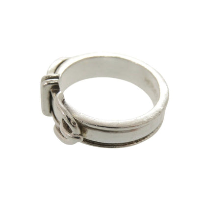 Hermes Ceinture 48 925 Sterling Silver Ring — view 9