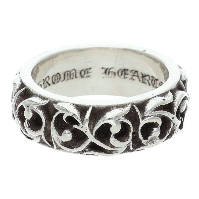 Chrome Hearts Etrnity Vine Band Eternity Silver Ring