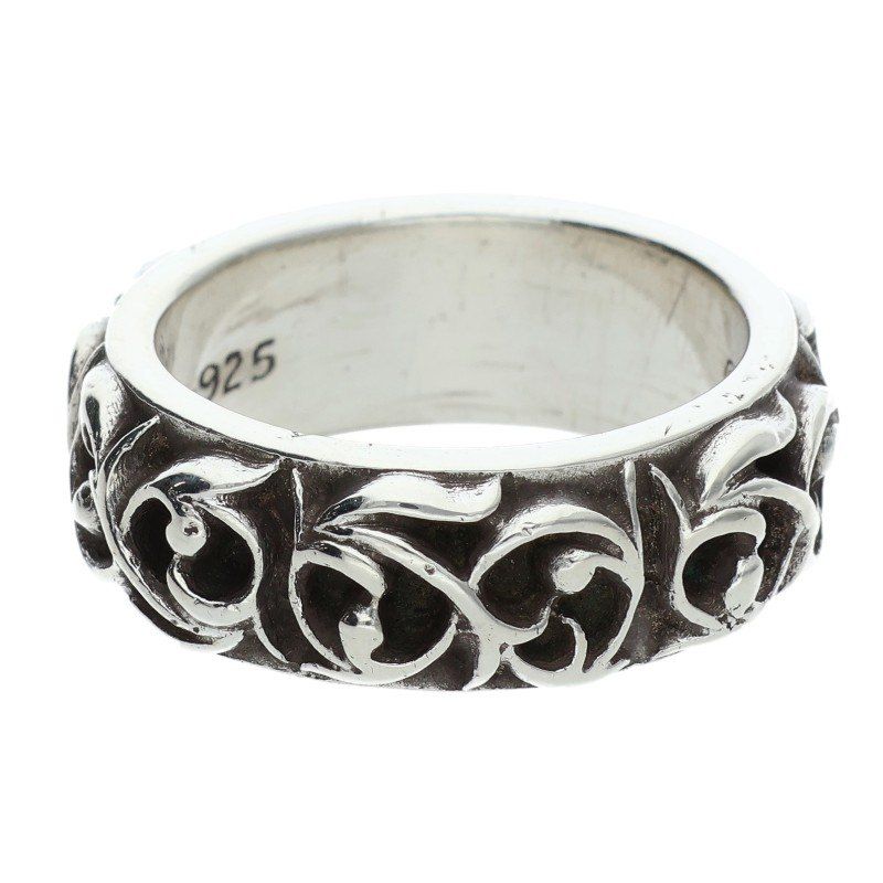 Chrome Hearts Etrnity Vine Band Eternity Silver Ring — view 2