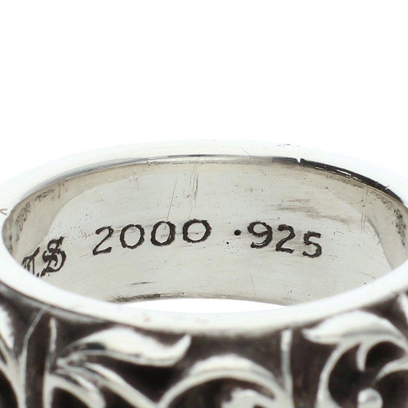 Chrome Hearts Etrnity Vine Band Eternity Silver Ring — view 5