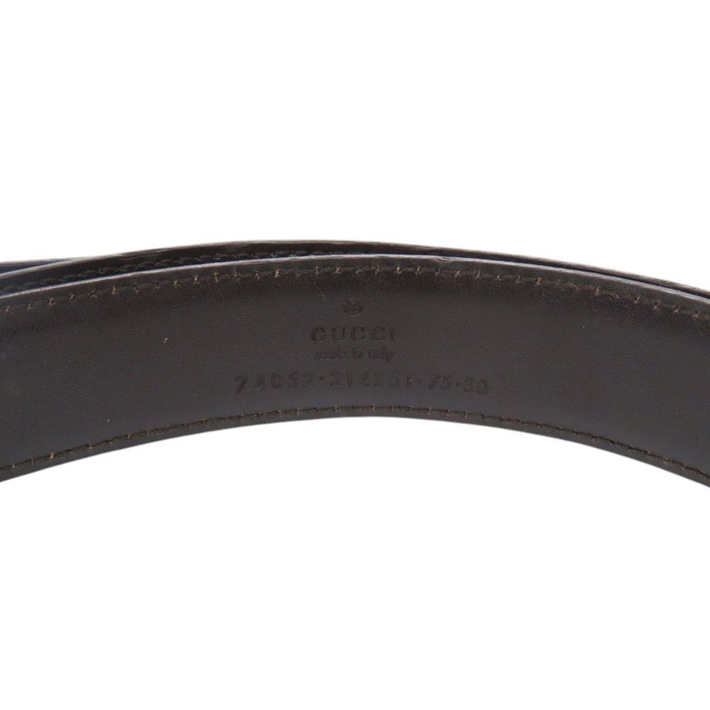 Gucci Interlocking Leather Beige Belt — view 6