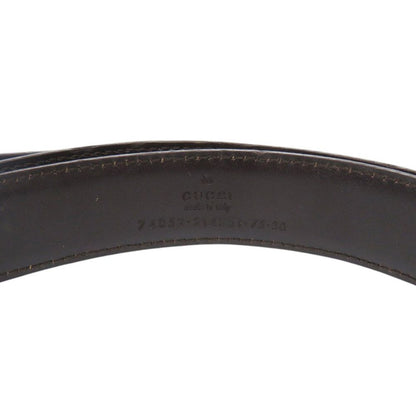 Gucci Interlocking Leather Beige Belt — view 6