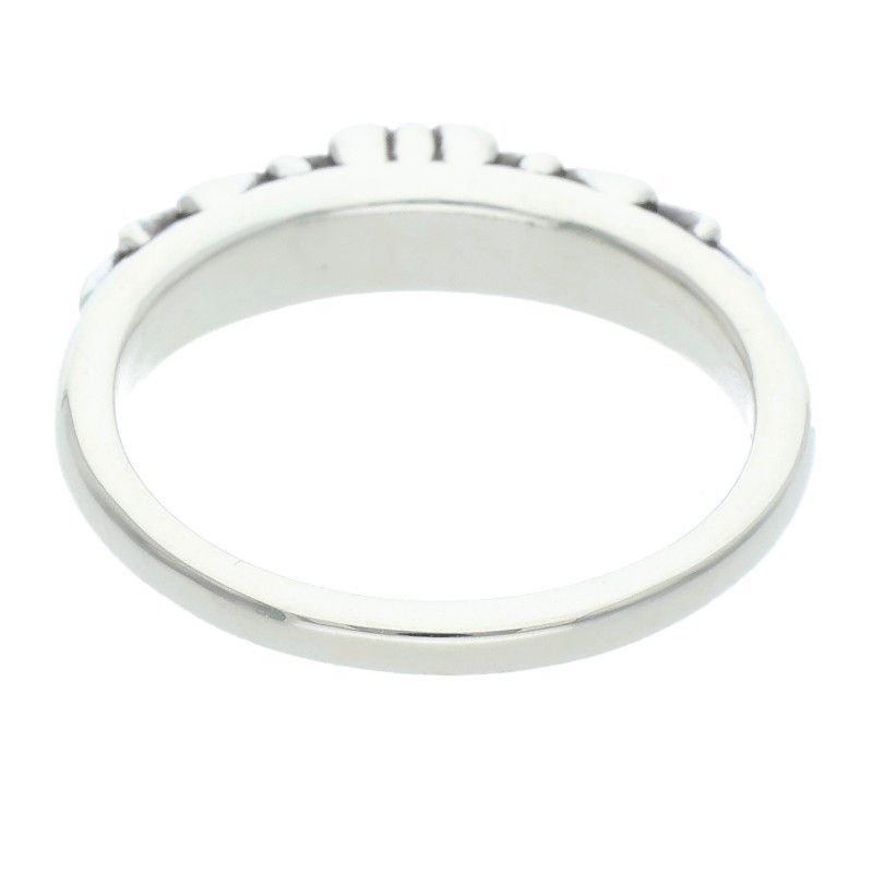 Chrome Hearts Baby Classic Floral Cross Silver Ring — view 2