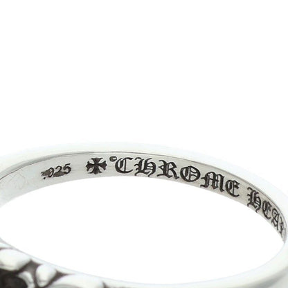 Chrome Hearts Baby Classic Floral Cross Silver Ring — view 3