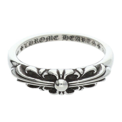 Chrome Hearts Baby Classic Floral Cross Silver Ring