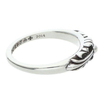 Chrome Hearts Baby Classic Floral Cross Silver Ring — view 5