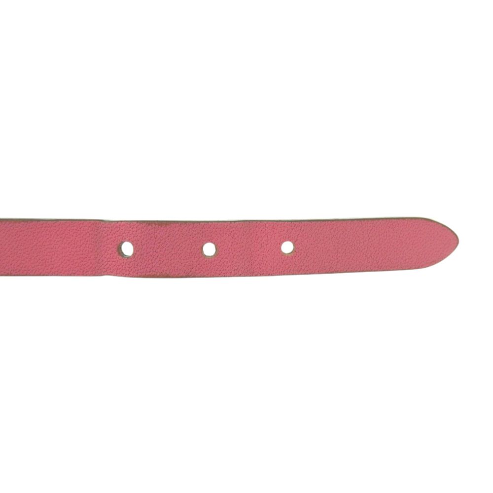 Hermes Behapi Double Tour Veau Swift Rose Azalea Orange Poppy Pink 2 Bracelet — view 6