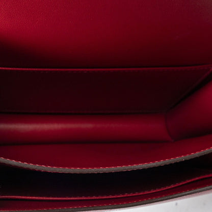 Hermes Mini Constance Bag Rouge Viftade Lacto Leather — view 9