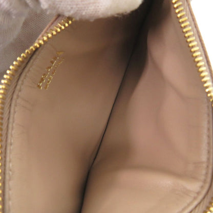 Prada Saffiano Triangle Leather Beige Fragment Case Wallet — view 4