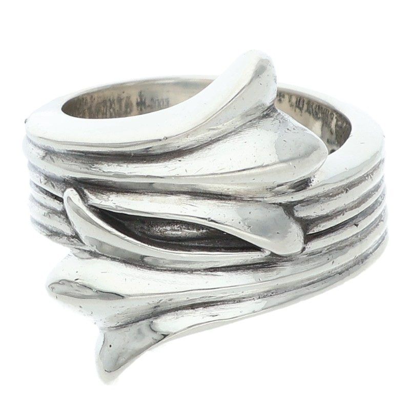 Chrome Hearts Cross Tail Silver Ring