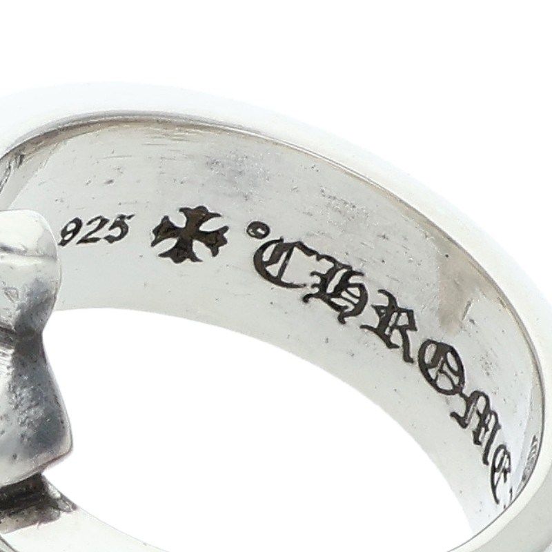 Chrome Hearts Cross Tail Silver Ring — view 3