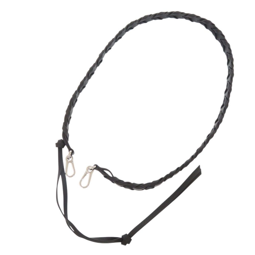 Loewe Braided Leather Black Shoulder Strap