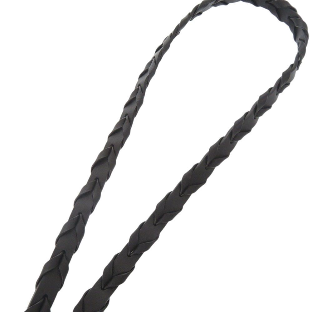 Loewe Braided Leather Black Shoulder Strap — view 4