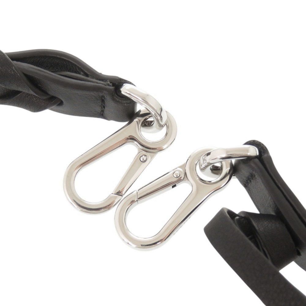 Loewe Braided Leather Black Shoulder Strap — view 6