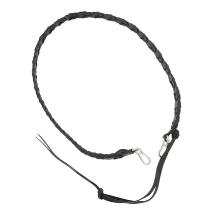 Loewe Braided Leather Black Shoulder Strap — view 3