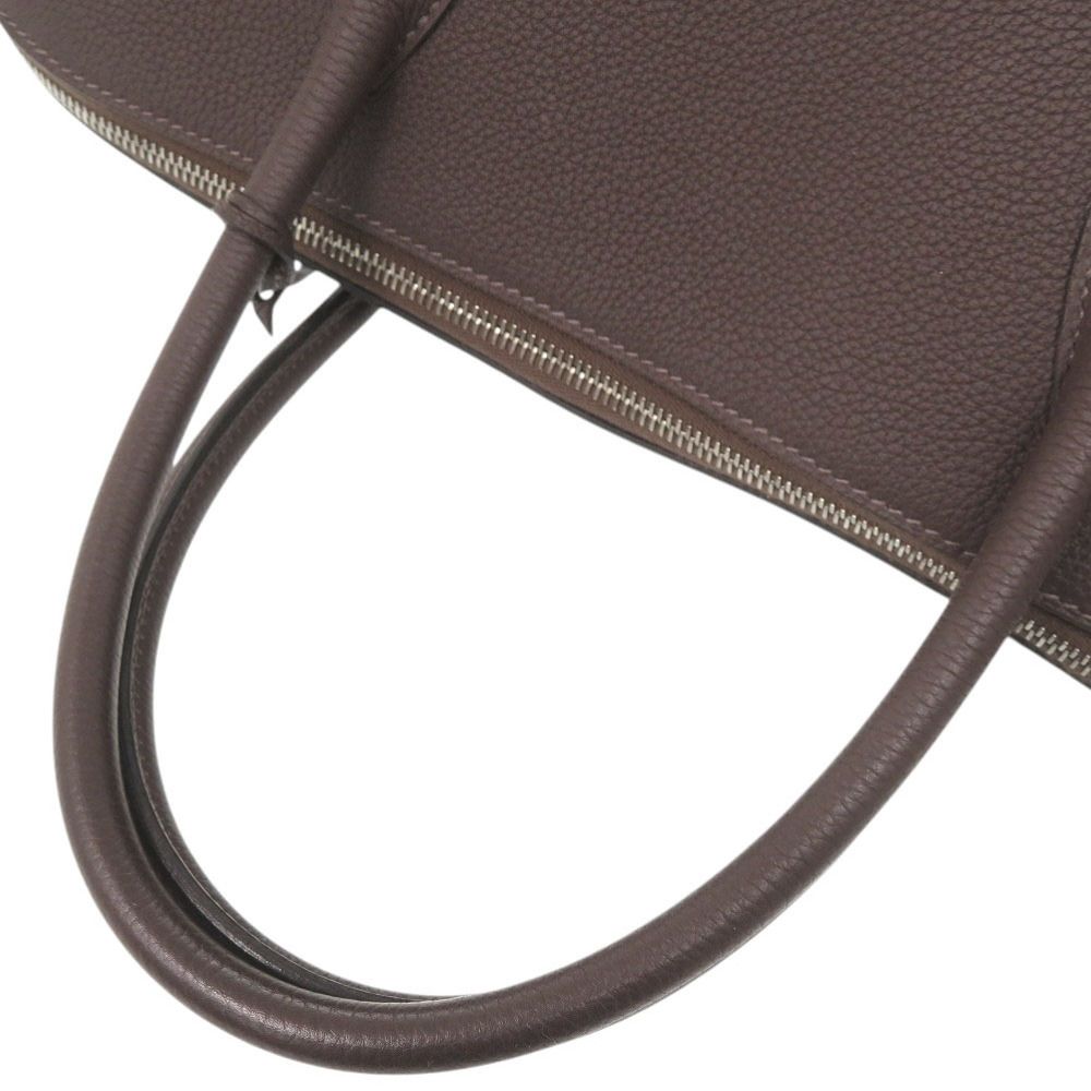 Hermes Bolide 45 Togo Ebene Silver Handbag — view 5