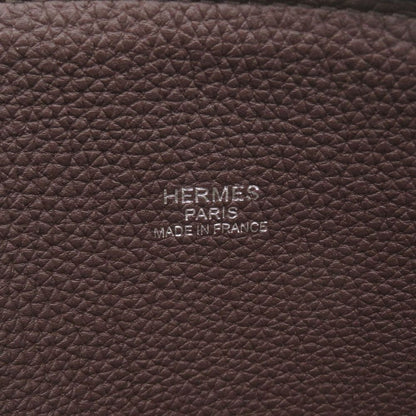 Hermes Bolide 45 Togo Ebene Silver Handbag — view 7