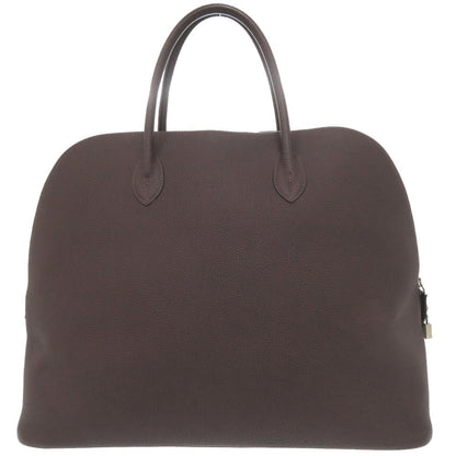 Hermes Bolide 45 Togo Ebene Silver Handbag — view 2