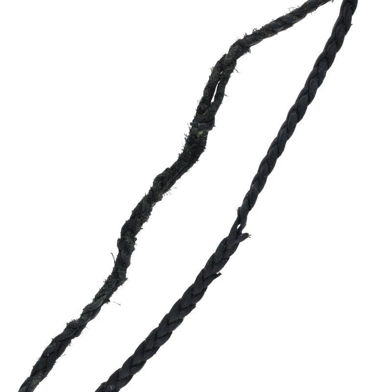Chrome Hearts Leather Braid Scroll Necklace — view 5