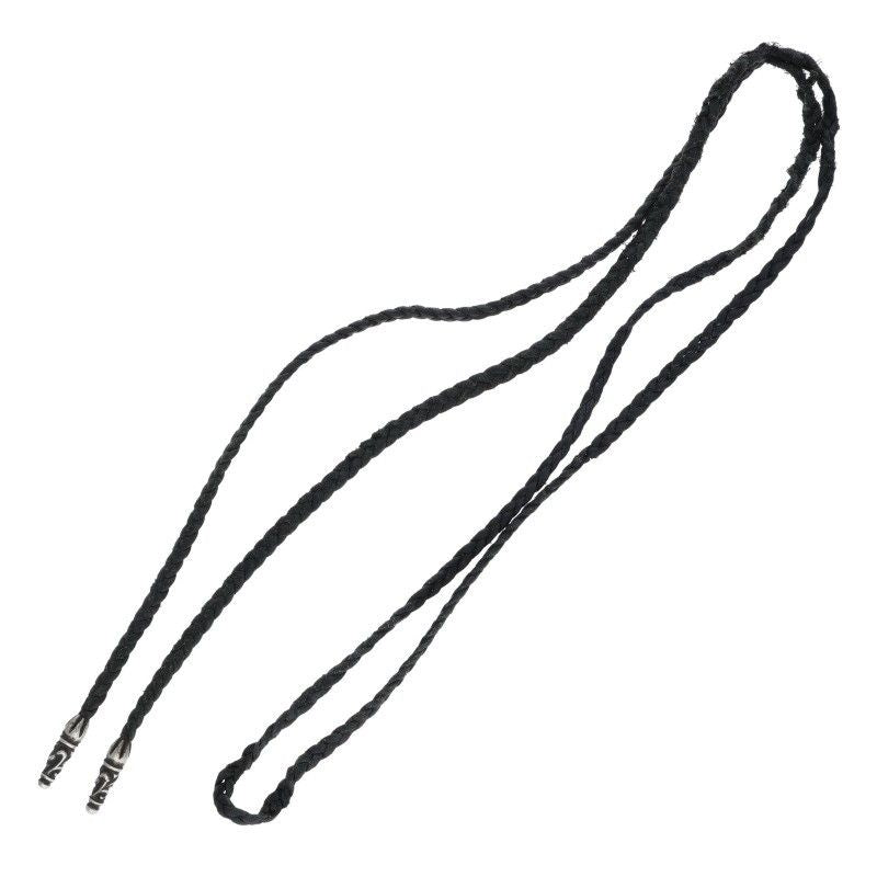 Chrome Hearts Leather Braid Scroll Necklace — view 2