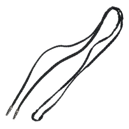 Chrome Hearts Leather Braid Scroll Necklace — view 2