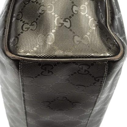 Gucci Small Shoulder Bag Metallic Blanc Zuguccissima Imprint Canvas — view 7