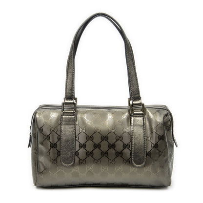 Gucci Small Shoulder Bag Metallic Blanc Zuguccissima Imprint Canvas
