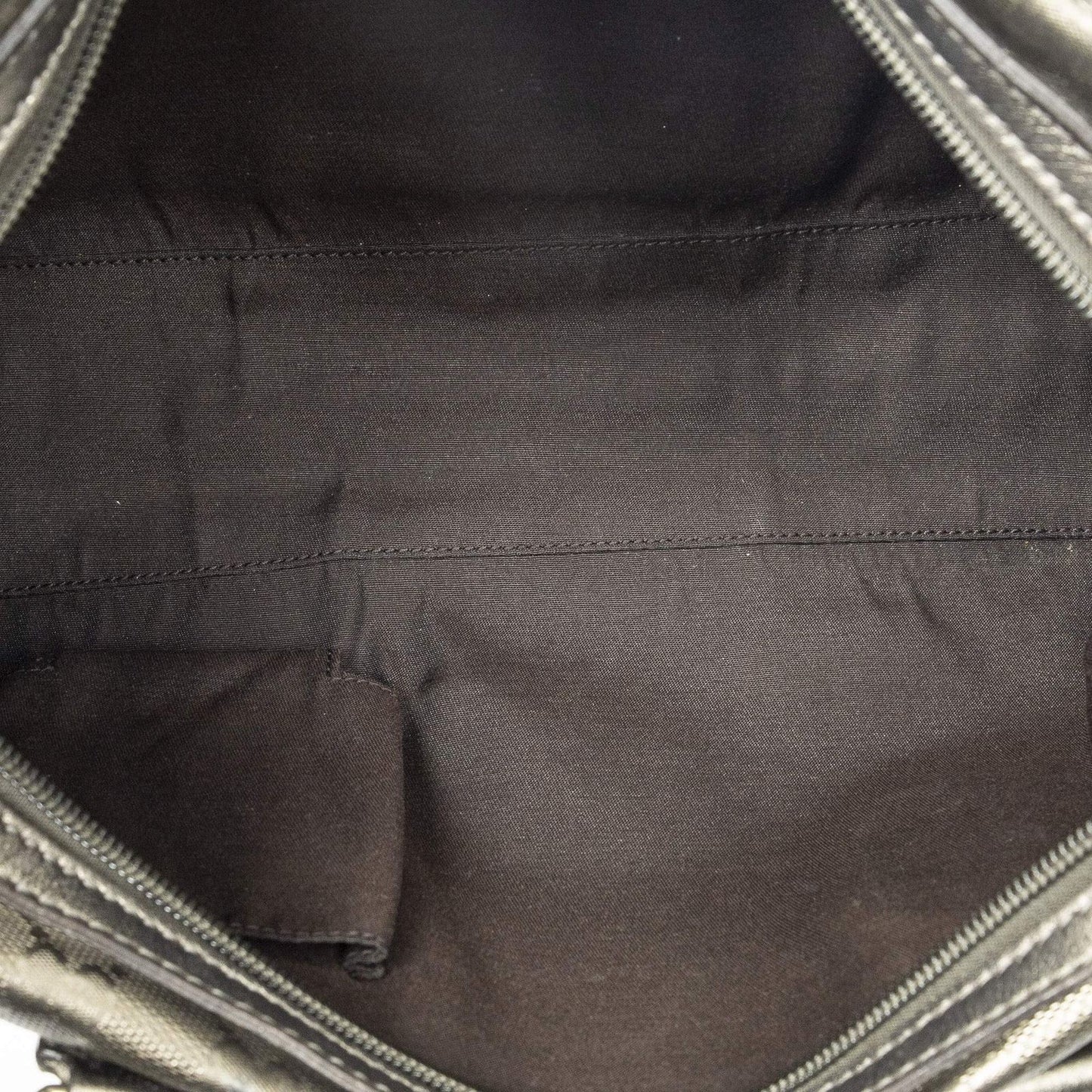 Gucci Small Shoulder Bag Metallic Blanc Zuguccissima Imprint Canvas — view 9