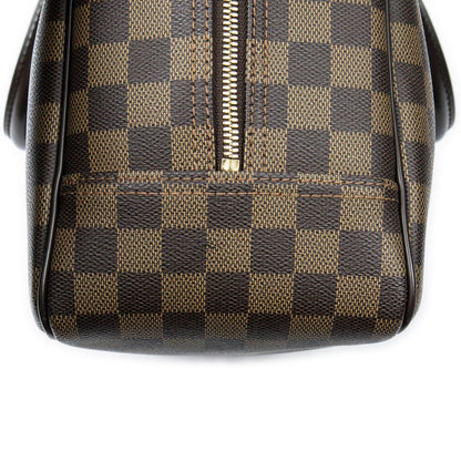 Louis Vuitton Deauville Brown Damier Ebene Handbag — view 8