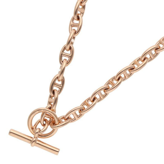 Hermes Chaine D'ancre TPM 18k Pink Gold TPM Choker Necklace