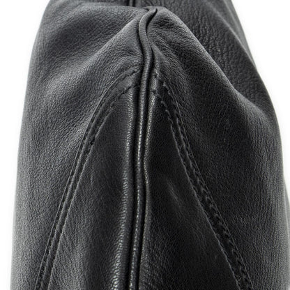 Gucci Large Web Prince Hobo Black Gray Calfskin Leather — view 8