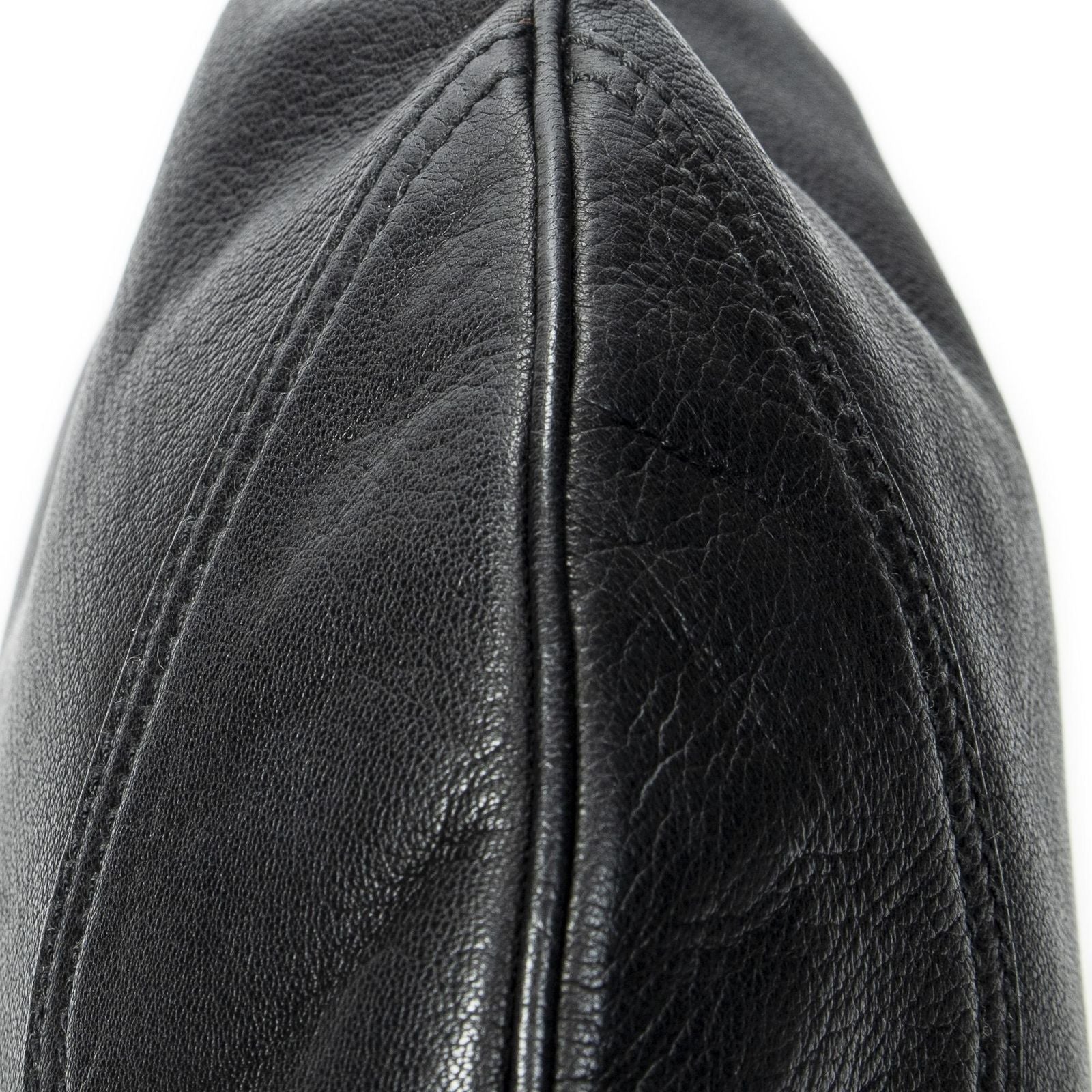 Gucci Large Web Prince Hobo Black Gray Calfskin Leather — view 7