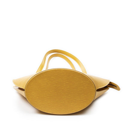Louis Vuitton Saint Jacques Shopping Yellow Epi Messenger Bag — view 6