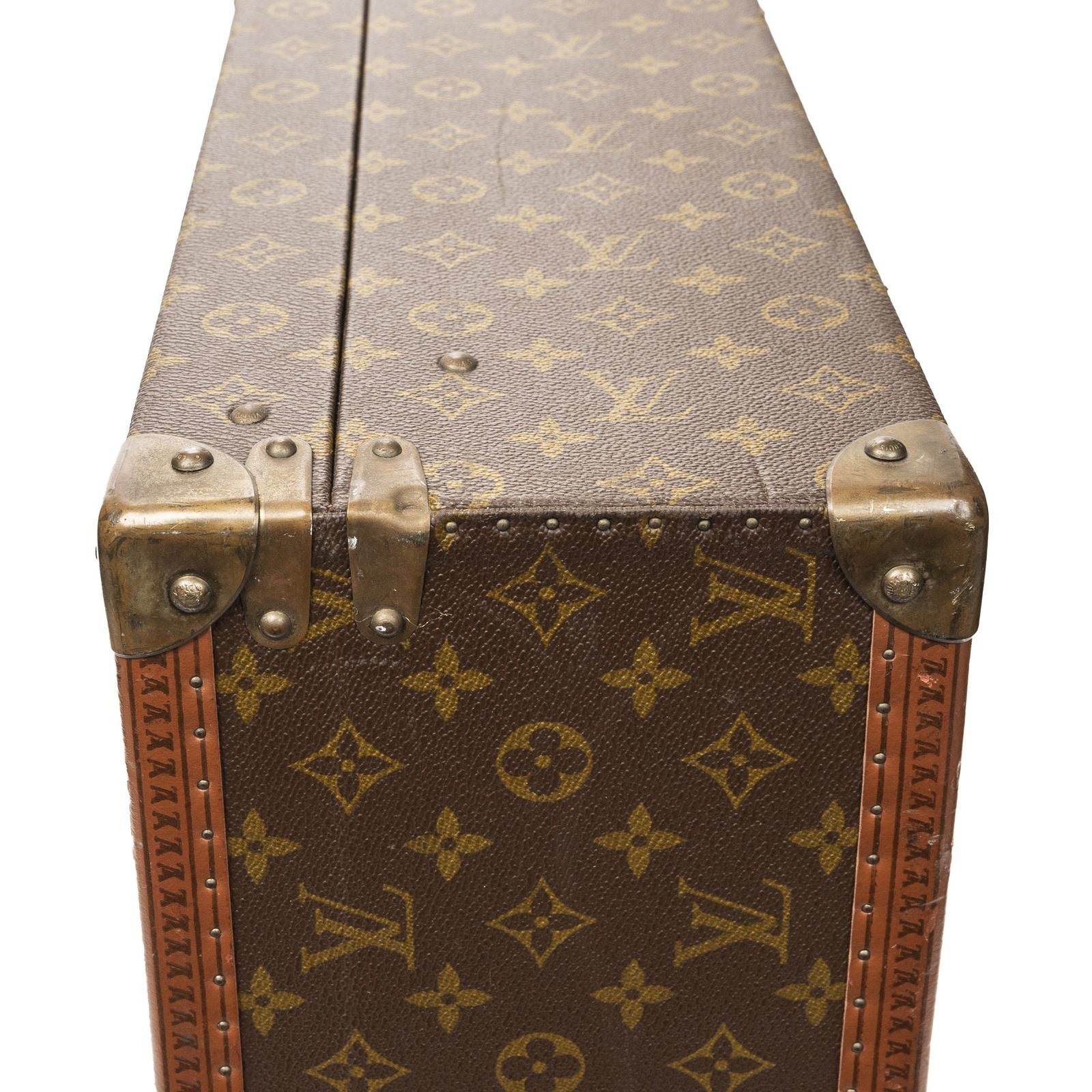 Louis Vuitton Brown Monogram Canvas Travel Bag — view 7