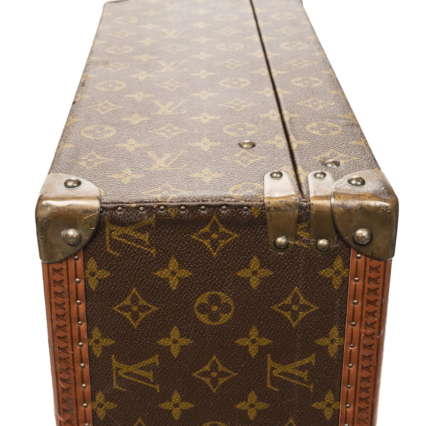 Louis Vuitton Brown Monogram Canvas Travel Bag — view 8