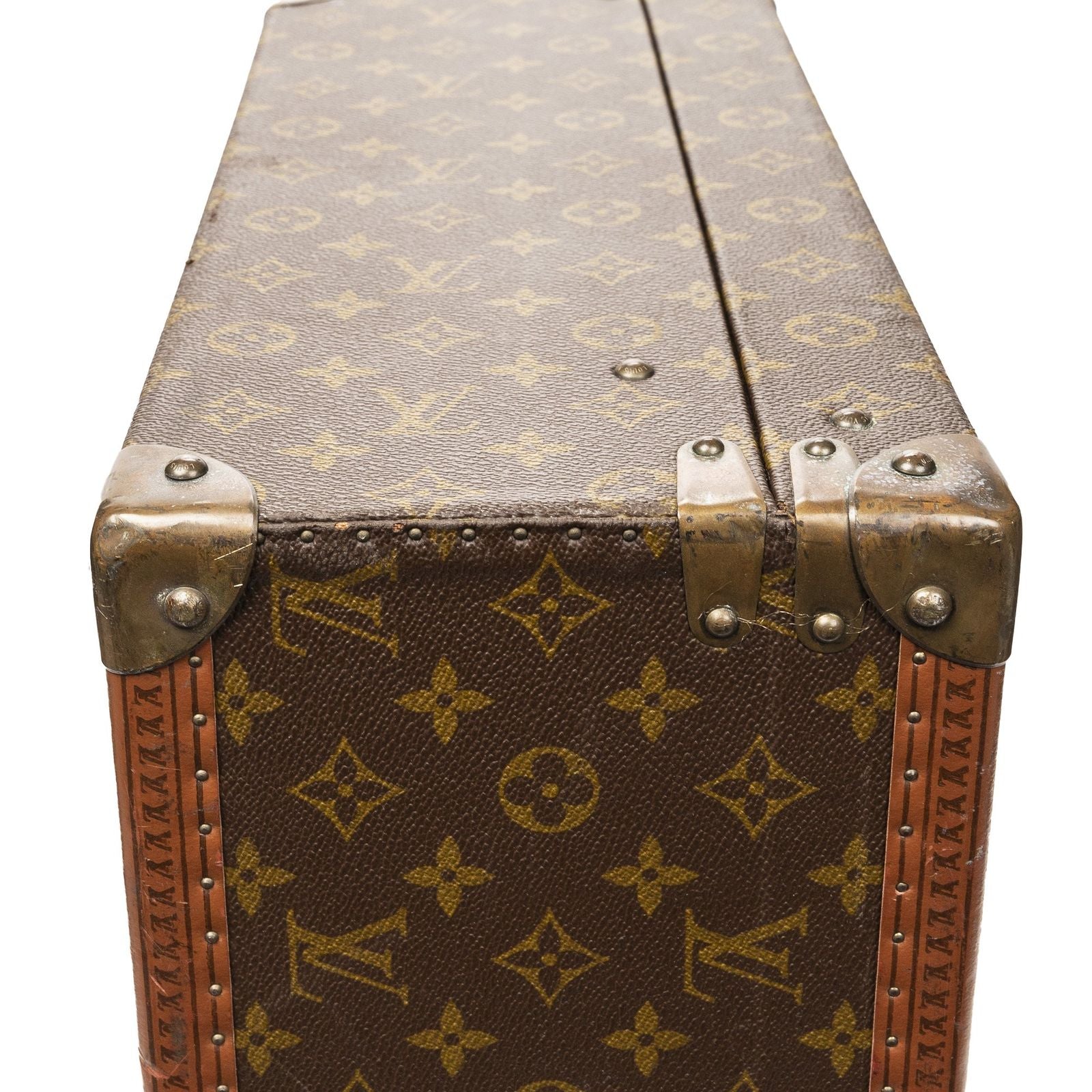 Louis Vuitton Brown Monogram Canvas Travel Bag — view 8