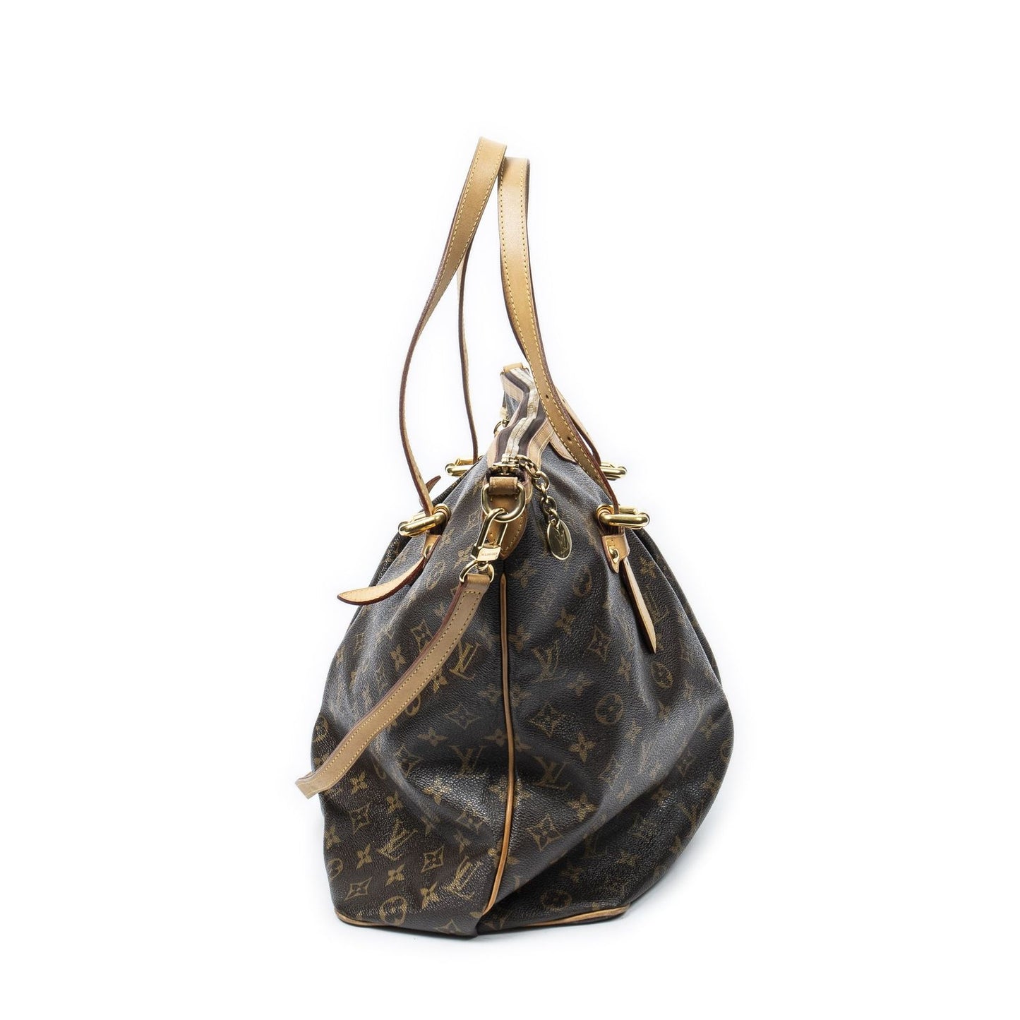 Louis Vuitton Palermo Brown Monogram Canvas Messenger Bag — view 4
