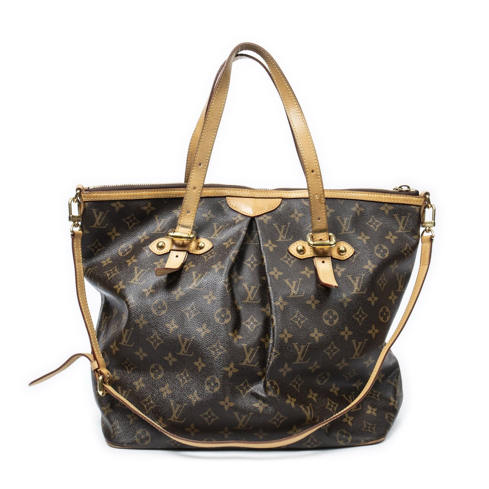 Louis Vuitton Palermo Brown Monogram Canvas Messenger Bag — view 5