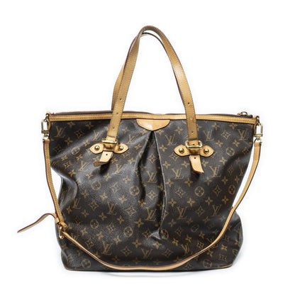Louis Vuitton Palermo Brown Monogram Canvas Messenger Bag — view 5